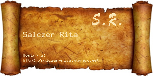 Salczer Rita névjegykártya
